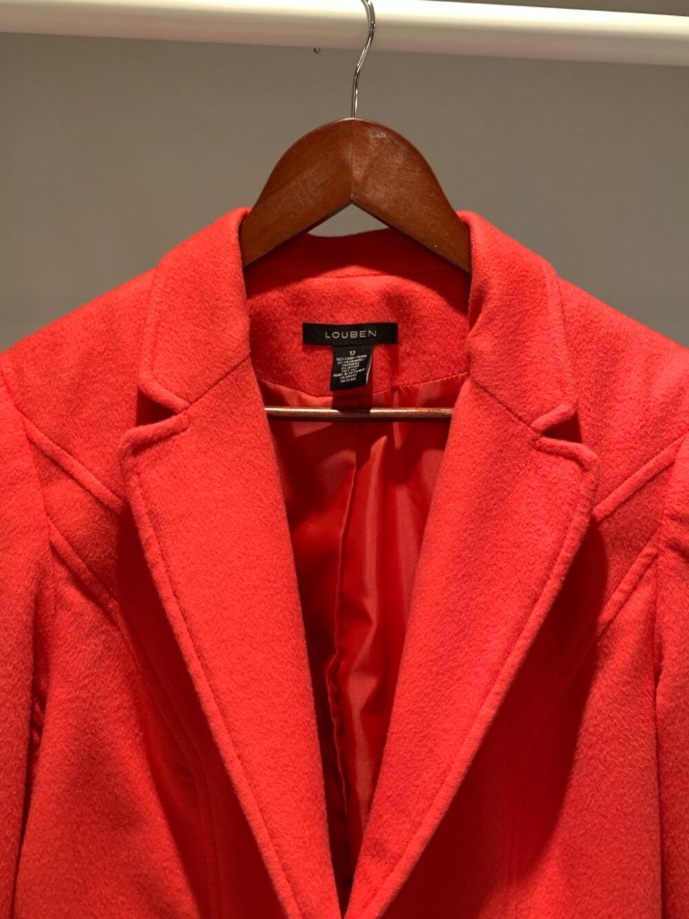 Louben Coral Blazer Women’s Size 12 Structured